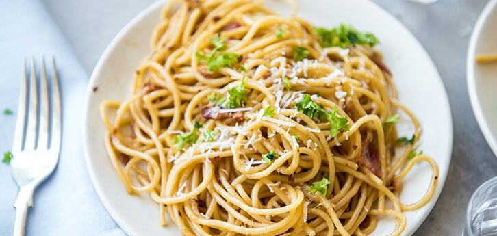 Del Monte Spaghetti Alio E Olio with Bacon Recipe